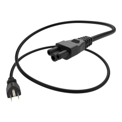 UNC Group - Power cable - NEMA 5-15P to IEC 60320 C5 - AC 250 V - 10 A - 15 ft - black