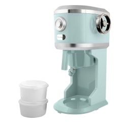 Nostalgia CLFRZFRTSHVR2AQ Classic Retro Ice & Frozen Ice Shaver, 16-15/16" x 9-3/8", Aqua