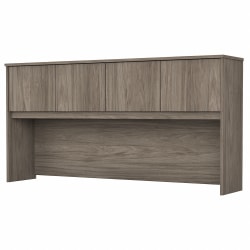 Bush Business Furniture Studio C 72"W Hutch, Modern Hickory, Standard Delivery