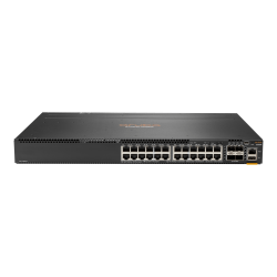 HPE 6300F 24-port 1GbE and 4-port SFP56 Switch - 24 Ports - Manageable - 3 Layer Supported - Modular - JL668AABA
