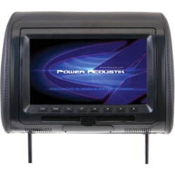 Power Acoustik HDVD-71CC Car DVD Player - 7" LCD - 16:9 - DVD-RW, CD-RW - DVD Video, MP4, DivX, XviD - CD-DA, MP3 - FM - SDHC, SD - USB - Auxiliary Input - Headrest-mountable