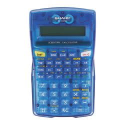 Sharp® EL-501WB Scientific Calculator, Blue
