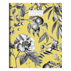 2025 TF Publishing Medium Monthly Planner, 6-1/2" x 8", Beyond the Pale Yellow, January To December