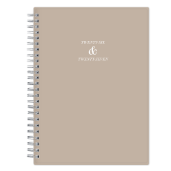 2027 Blue Sky Oat Weekly/Monthly (18-Month) Planning Calendar + Notes, 5.875x8.625, 0%, PP, Jan-Dec, RY27