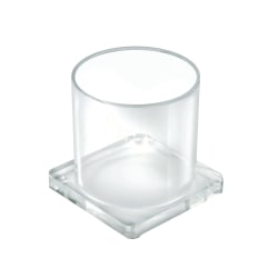 Azar Displays Acrylic Deluxe Single Cup Holder, 4-1/2"H x 4-3/8"W x 4-3/8"D, Clear
