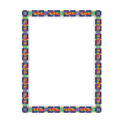Barker Creek Computer Paper, 8 1/2" x 11", Stained Glass, Pack Of 50 Sheets