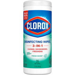 Clorox® Disinfecting Wipes, Bleach Free Cleaning Wipes - Fresh - 35 Count (01593)