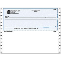 Custom Continuous Multipurpose Voucher Checks For MECA®, 9 1/2" x 7", Box Of 250