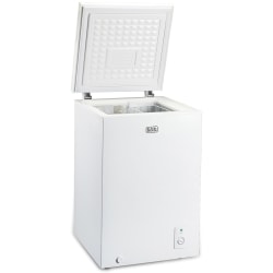 Black+Decker 3.5-Cubic-Foot Chest Freezer - 3.50 ft³ - 3.50 ft³ Net Freezer Capacity - White
