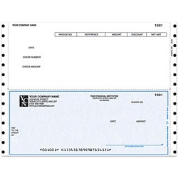 Custom Continuous Accounts Payable Checks For DACEASY®, 9 1/2" x 7", 2-Part, Box Of 250