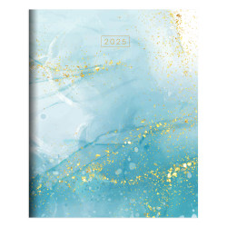 2025 TF Publishing Medium Monthly Planner, 6-1/2" x 8", Floating Blue, January To December