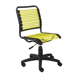 Eurostyle Allison Bungie Low-Back Commercial Office Chair, Black/Green