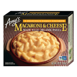 Amy's Macaroni And Cheese, 9 Oz, Pack Of 4 Meals