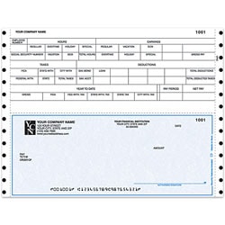 Custom Continuous Payroll Checks For Champion Business Systems®, 9 1/2" x 7", 2-Part, Box Of 250