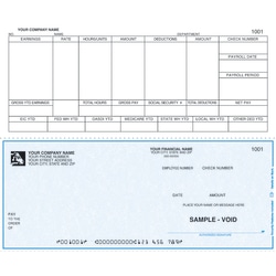 Custom Continuous Payroll Checks For DACEASY®, 9 1/2" x 7", 2-Part, Box Of 250