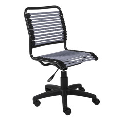 Eurostyle Allison Bungie Low-Back Commercial Office Chair, Black/Light Grey