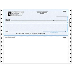 Custom Continuous Multipurpose Voucher Checks For MECA®, 9 1/2" x 7", 2-Part, Box Of 250
