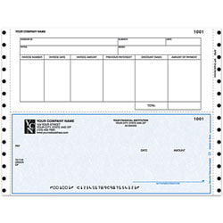 Custom Continuous Accounts Payable Checks For One Write Plus®, 9 1/2" x 7", 3-Part, Box Of 250