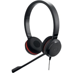 Jabra Evolve 20SE MS Stereo - Stereo - USB - Wired - 32 Ohm - 150 Hz - 7 kHz - Over-the-head - Binaural - Supra-aural - 3.12 ft Cable - Noise Canceling