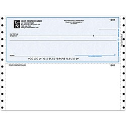 Custom Continuous Multipurpose Voucher Checks For MECA®, 9 1/2" x 7", 3-Part, Box Of 250