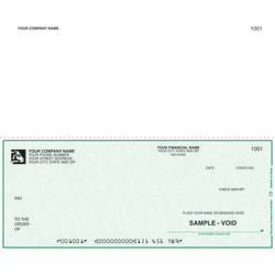 Custom Continuous Multipurpose Voucher Checks For RealWorld®, 9 1/2" x 7", 3-Part, Box Of 250