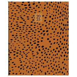 2025 TF Publishing Large Monthly Planner, 9" x 11", Always Animal Print, January To December