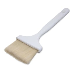 Carlisle Sparta® Meteor® Pastry/Basting Brushes, 3", White, Pack Of 12 Brushes
