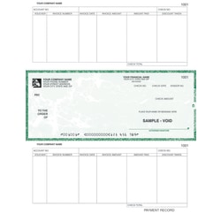Custom Laser Accounts Payable Checks For RealWorld®, 8 1/2" x 11", 2-Part, Box Of 250