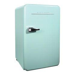 Magic Chef 3.2 Cu. Ft. Retro Mini Fridge With Manual Defrost, Green