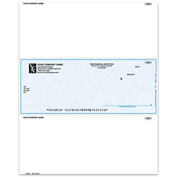 Custom Laser Multipurpose Voucher Checks for Sage 50 U.S. and other Sage brands, 8-1/2" x 11", 2-Part, Box of 250