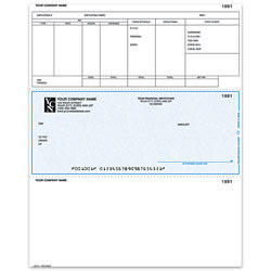 Custom Laser Payroll Checks For Great Plains®, 8 1/2" x 11", Box Of 250