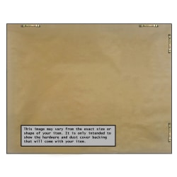 Amanti Art Rectangular Non-Magnetic Cork Bulletin Board, Natural, 22" x 16", Accent Bronze Narrow Frame