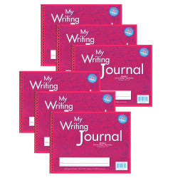 Pacon Zaner-Bloser My Writing Journals, 8" x 10-1/2", Pink, Grade 1, Pack Of 6 Journals