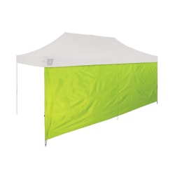 Ergodyne SHAX 6197 Pop-Up Tent Sidewall, 10' x 20', Lime, Total Qty 1
