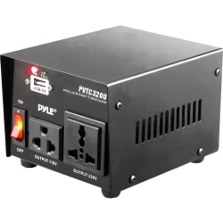 Pyle PVTC320U Step Up/Down Transformer - 500 VA - 120 V AC, 230 V AC Input