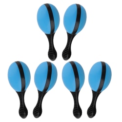 Westco Educational Products Toddler Maracas, Blue/Black, 2 Maracas Per Pack, Set Of 3 Packs