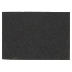 Scotch-Brite 7200N Stripping Pad, 20" x 14", Black, Pack Of 10