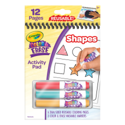 Crayola Color & Erase Reusable Activity Pad Shapes