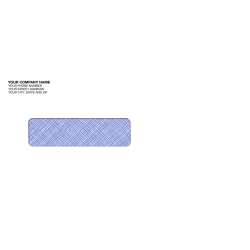 Custom CE22J Tinted Single Window Imprinted Envelopes, 3 7/8" x 8 7/8", Box Of 250