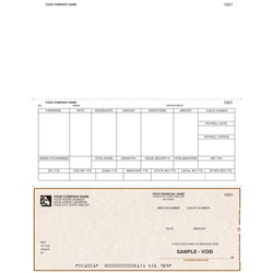 Custom Laser Payroll Checks For DACEASY®, 8 1/2" x 11", Box Of 250