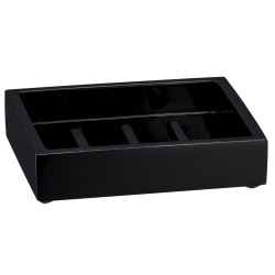 Erwyn Products Brilliance Soap Dishes, Black, Total Qty 8