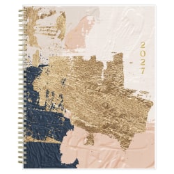 2027 Blue Sky Jelesa Weekly/Monthly Planning Calendar, 8.5x11, 0%, Clear PET, Jan-Dec, RY27