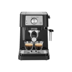De'Longhi Stilosa EC260.BK - Coffee machine with cappuccinatore - 15 bar - black/stainless steel