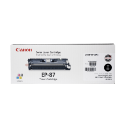 Canon® EP-87BK Black Toner Cartridge, 7433A005