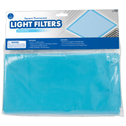 Educational Insights Classroom Light Filters, 2' x 2', Tranquil Blue, Set Of 4 Filters