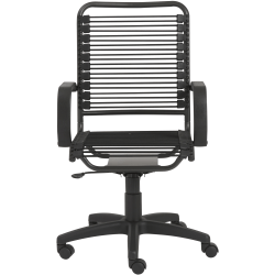 Eurostyle Bradley Bungie High-Back Commercial Office Chair, Black/Graphite