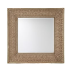 SEI Dyerlane Decorative Wall Mirror, 36-1/4" x 36", Weathered Gray