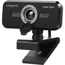 Creative Live! Cam Sync 1080p V2 Webcam - 2 Megapixel - 30 fps - Black - USB 2.0 - 1 Pack(s) - 1920 x 1080 Video - CMOS Sensor - Microphone - Computer, Notebook, Monitor