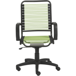 Eurostyle Bradley Bungie High-Back Commercial Office Chair, Green/Graphite