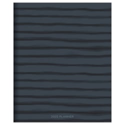 2025 TF Publishing Large Monthly Planner, 6-1/2" x 11", Naval Stripes, January To December